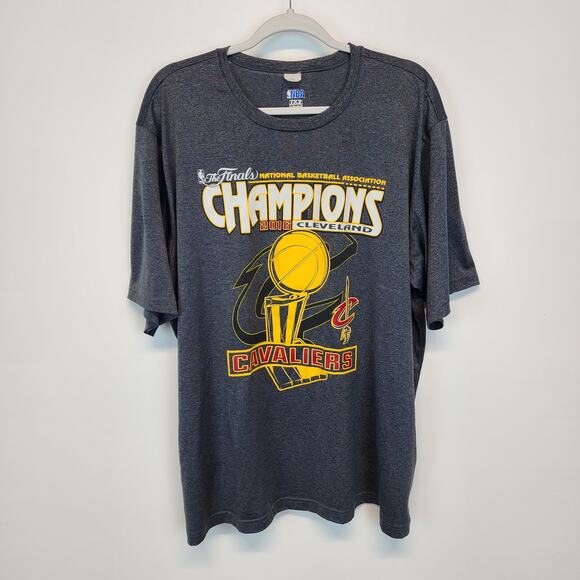 2016 Cleveland Cavaliers Champion T-Shirt Size XXL Gray Performance Short Sleeve - Picture 1 of 9